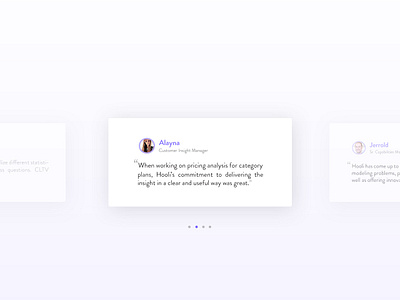 DailyUI #38 Testimonials