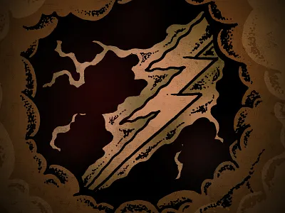 Lightnin' drawing illustration ink lightning photoshop