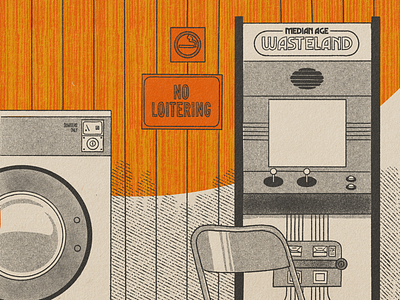 Exciting things... album illustration nostalgia procreate texture video game