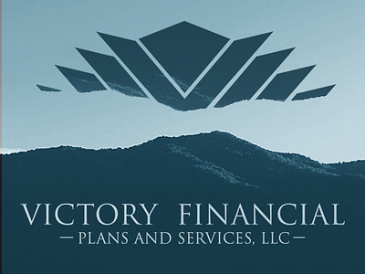 Victory Financial brand design graphic design logo logo design typography