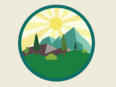 Mountain Range adobe illustrator mountain outdoors summer