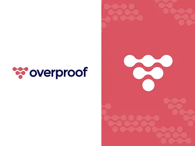 Overproof Dribbble b2b balance branding connection data data analytics drink icon logo minimal saas tech