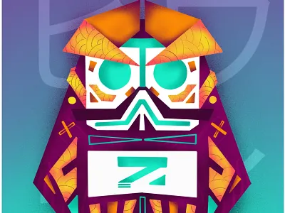 Daruma - Series 6/6 animation art artsy artwork canada design digitalart drawing flatdesign france graphic graphicdesign illustration illustrator japan montreal posca sketch vector