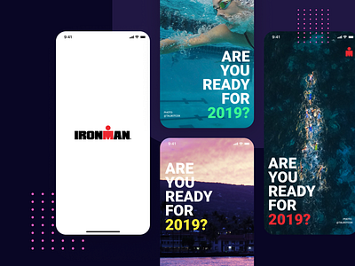 Ironman Concept Design app concept design experience health interaction interface ios mobile sport app ui ux