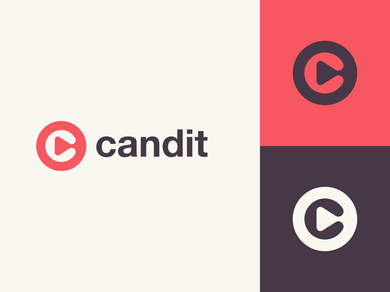 Candit Logo Design Concept by Lucas Fields on Dribbble