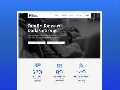 Website - Rough Draft blue home page landing page mockup web web design website