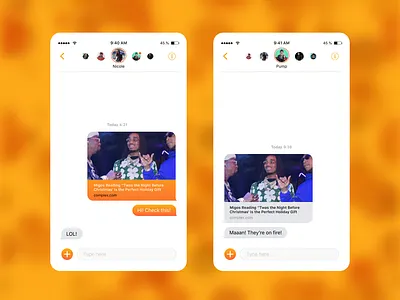 Daily UI #013 Direct Messaging app daily 100 daily 100 challenge design message app ui