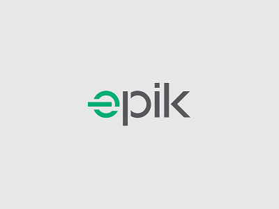 Epik Solar Solutions clean electric electric logo flat logo logo simple solar logo