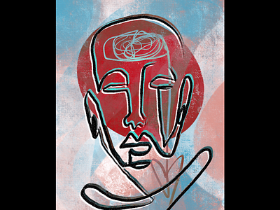 Butterflies and Heartbeat abstract art artist artwork design digital doodle drawing graphic painting portrait sketch
