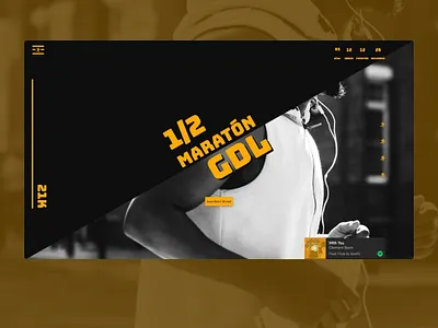 Medio maratón adobe xd grid layout ui ux design web web deisgn