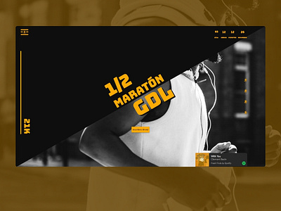 Medio maratón adobe xd grid layout ui ux design web web deisgn