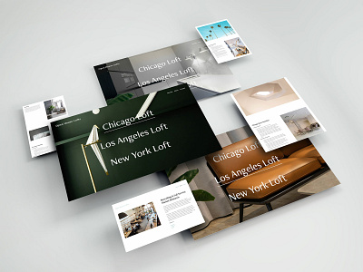 Open House Lofts interior design layout squarespace squarespace designer typography ui user experience user interface ux website design
