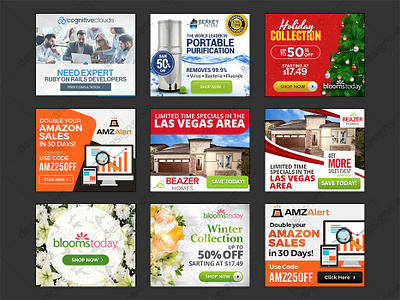 Google Banner Ads adroll animated banner banner ad branding business business app gif google adroll google adwords html5 banner illustration marketing modern outdoor poster poster