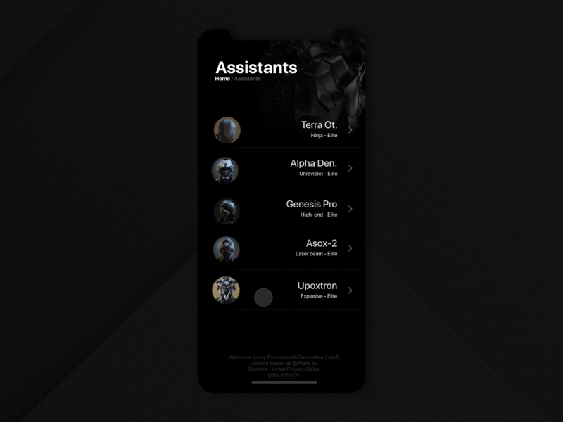 AI Assistants App-concept after effect animaiton interaction design invisionstudio mobile app uiux