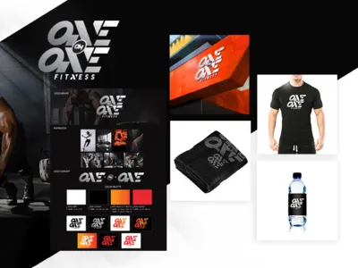 ONEONONE FITNESS | Designed by Yeswebdesignstudio branding design logo