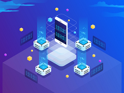 Isometric design mobile apps 2019 design ai ar awesome colorful digital technology dribble falt color flat design flat isometric design interface design isometric isometric concept design isometric design latest design mobile apps mobile apps ui design trending design uiux vr