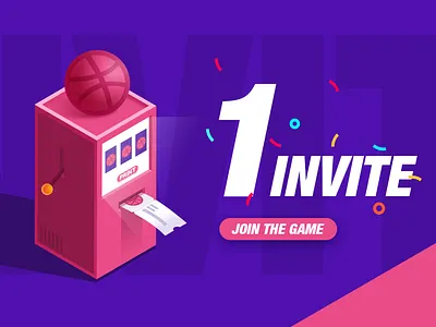 Invite the new dribbble invitation invite new dribbble