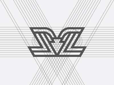 Face Eagle Monogram animal bold brand branding clean design eagle hawk icon identity lineart logo logotype mark modern monogram simple strong symbol vector