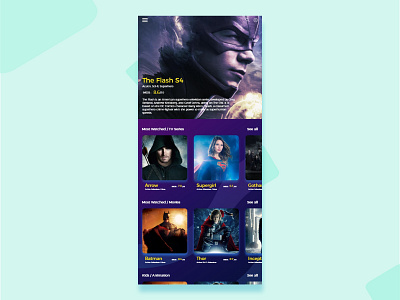 TV App #dailyui challenge 25 app design daily ui design ui uiux ux