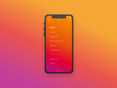 Tabbed Menu menu mobile navigation ui