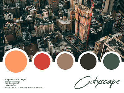 Design Challenge - 42 palettes in 42 days | Day 38 42 42 days 42 palettes 42 palettes in 42 days adobe illustrator cc black brown color color palette colour palette daily challenge design challenge designchallenge dribbble design challenge free resource green orange red
