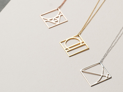 Castine - 3D printed pendants 2d to 3d 3d printing astrological jewelry libra sagittarius taurus zodiac