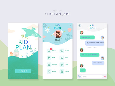 KID PLAN UI ui 家庭应用程序 应用 设计