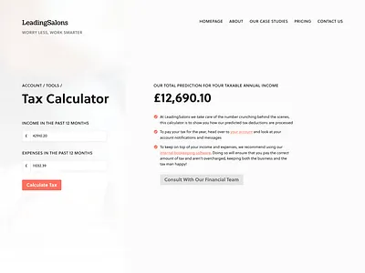 Tax Calculator calculator calculator app calculator ui tax calculator user interface