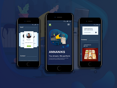 Annaniks Mobile App Ui app branding character design icon illustration logo man typography ui ux vector