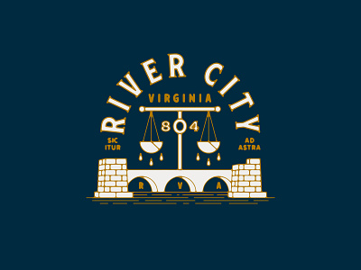 River City Reject brick bridge richmond river scale virginia water