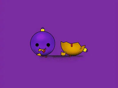 Cani-ball canibal christmas christmas ball christmas bash eat hungry