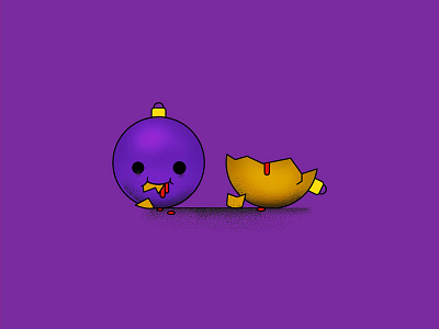 Cani-ball canibal christmas christmas ball christmas bash eat hungry