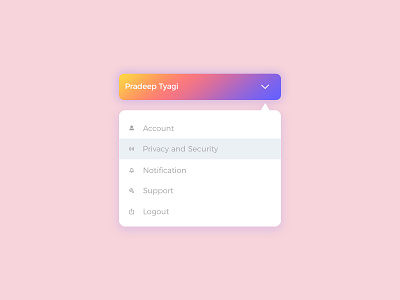 Dropdown #dailyui challenge 27 app design daily ui graphic design ui ux