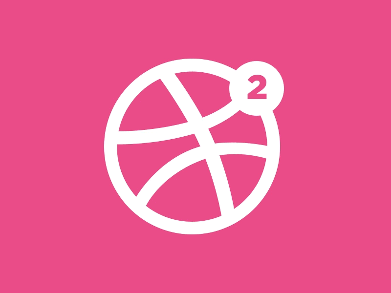 2 Dribbble Invites ae after effect animation clean design illustration invites