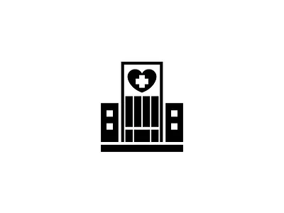 Clinic building clinic ecuador geometry healthcare hospital icon icon a day iconography mexico pictogram quito symbol