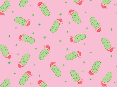 Christmas Pickles illustration