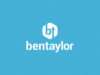 Ben Taylor Moniker flat hexagon logo moniker simple