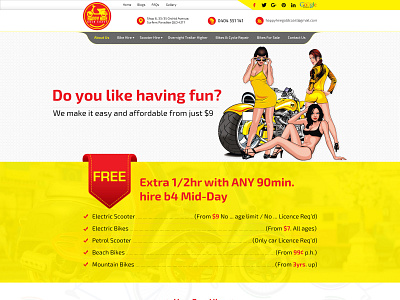 Happy Hire Gold Coast bicycle bicycling bike bike shop bike theme biking cycling ecommerce mobile friendly mountain biking online shop responsive store woocommerce