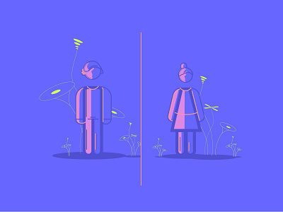 Shot for an upcoming project. 2d animation character design illustration motion