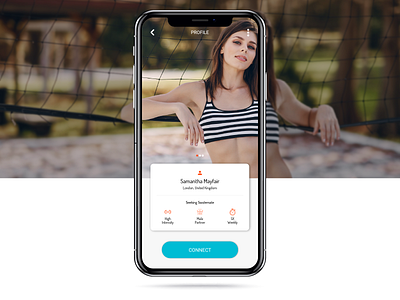 Swolemate Profile Page: Daily Ui Challenge 006 006 app app design clean concept design daily ui daily ui challenge fit girls fitness fitness app graphic design mobile mobile app profile page simplistic swolemate ui design uiux