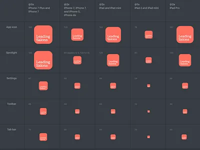 LeadingSalon - Mobile App Icon app icon app icon design app icon designers app icons mobile mobile app salon