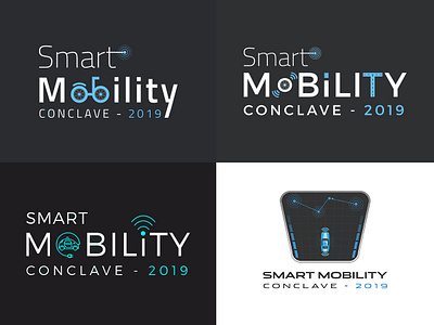 Logo Design | Smart Mobility Conclave 2018 ai branding electric infrastructure logo logo design concept mobility smart smart car transit transport vehicles