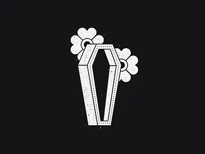 Casket design isometric vector