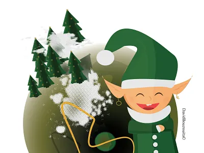 Leprechaun Winter 2018 illustrator vector