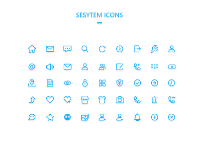 一组系统图标练习 A set of system icon exercises app ui