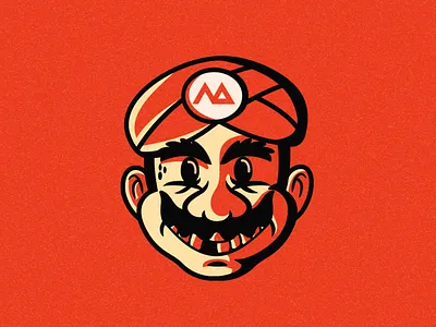 Egyptian retro mario 2d avatar charachter design game art illustration mario retro