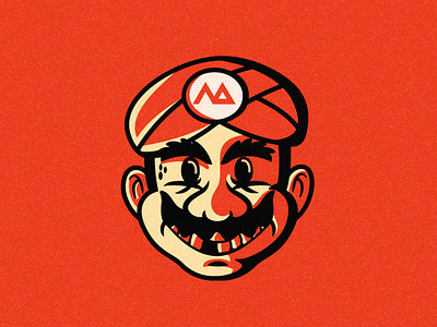 Egyptian retro mario 2d avatar charachter design game art illustration mario retro