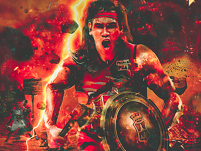 Junemar Fajardo basketball basketball art behance cebu curry graphic design graphic designer hoops illustration junemar lebron pba photo manipulation photoshop pinoy poster sports sports design sports poster warrior