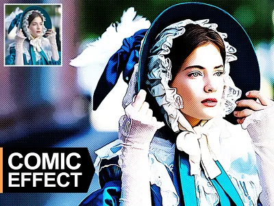 Comic Effect PS Action add ons best cartoon comic irmuundesign photo effect photoshop photoshop action poster premium psd psd cover retro trend tutorial