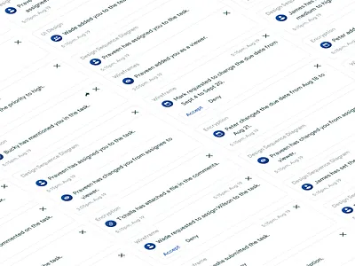 Notifications Types app cards management task task flow work